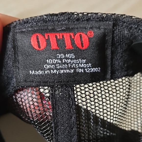 805 Black Trucker Hat - Picture 3 of 3